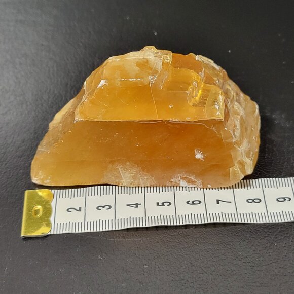 Honey Calcite Mineral Crystal Raw - Picture 5 of 5
